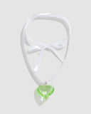 Poshoot-Heart Mould Wrap Silk Necklace