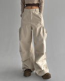 Poshoot-Parachute Oversized Pocket Cargo Pants