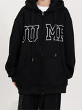 Poshoot Retro Sport Oversized Hoodie with Slogan