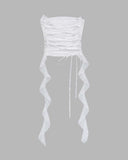 Poshoot-Shoelace Tube Corset Top