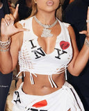 Poshoot-I Heart NY Crop Top