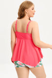 Poshoot-(L-5XL) Plus Size Tankini Swimsuit