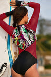 Poshoot-One Piece Rashguard Wetsuit Sun Protection