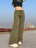 Poshoot Straight Leg Pocket Cargo Pants