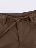 Poshoot Straight Leg Pocket Cargo Pants