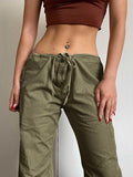 Poshoot Straight Leg Pocket Cargo Pants