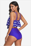 Poshoot-Ruffled High Waist Tankinis