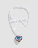 Poshoot-Heart Mould Wrap Silk Necklace