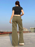 Poshoot Straight Leg Pocket Cargo Pants