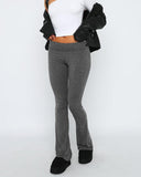 Poshoot-Soft Casual Slim-Fit Track Pants