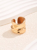 Poshoot Geometric Solid Color Rings Accessories