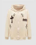 Poshoot-American Trendy Cross Hoodie