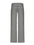 Poshoot nye outfits party outfits Low Waist Stripe Trousers Women Loose Casual Straight Leg Pants