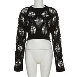 Poshoot Alvise Knitted Crop Sweater