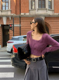 Poshoot Aviona Knit Crop Sweater