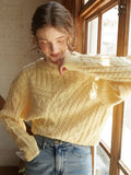 Poshoot Limoncello Oversized Sweater