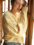 Poshoot Limoncello Oversized Sweater