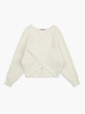 Poshoot Cross My Heart Oversized Crop Sweater