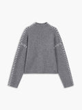 Poshoot Shift The Focus Oversized Mock Neck Sweater