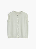 Poshoot Casual Button Up Sweater Vest