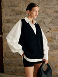 Poshoot Single Piece Plain Sweater Vest