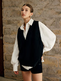 Poshoot Single Piece Plain Sweater Vest