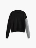 Poshoot Color Block Pullover Sweater