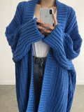 Poshoot Oversize Split Knit Outerwear