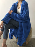 Poshoot Oversize Split Knit Outerwear