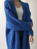 Poshoot Oversize Split Knit Outerwear