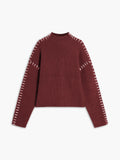 Poshoot Shift The Focus Oversized Mock Neck Sweater