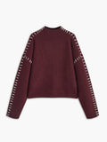 Poshoot Shift The Focus Oversized Mock Neck Sweater