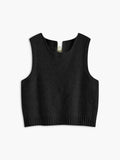 Poshoot Bow Front Sweater Vest