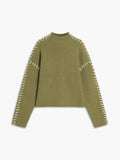 Poshoot Shift The Focus Oversized Mock Neck Sweater