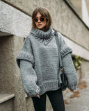 Poshoot Carolla Knitted Oversize Sweater