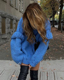 Poshoot Carolla Knitted Oversize Sweater