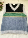 Poshoot Christmas Thanksgiving Gifts  Fuzzy Sweater Vest