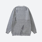 Poshoot Christmas Thanksgiving Gifts  Grunge Distressed Knitted Sweater