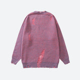 Poshoot Christmas Thanksgiving Gifts  Grunge Distressed Knitted Sweater