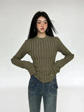 Poshoot Christmas Thanksgiving Gifts  Grunge Slim Fit Sweater