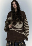 Poshoot Christmas Thanksgiving Gifts  Grunge Tasseled Hooded Sweater