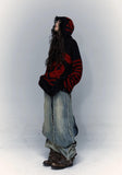 Poshoot Christmas Thanksgiving Gifts  Grunge Tasseled Hooded Sweater