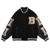 Poshoot Varsity Lettering Embroidery Jacket