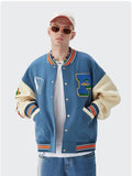 Poshoot Lucky Embroidery Varsity Jacket