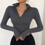 Poshoot Sylvia's Sleek Turtleneck Crop Top