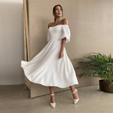 Poshoot Felix Puff Sleeves Dress