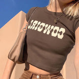 Poshoot Cowgirl O Neck Crop Top