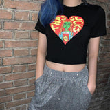 Poshoot This Sucks Cartoon Print Crop Top