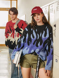 Poshoot Christmas Thanksgiving Gifts  Indie Flame Knitted Sweater