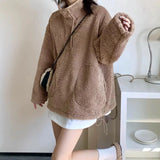 Poshoot Jessica Oversize Fur Sweatshirt